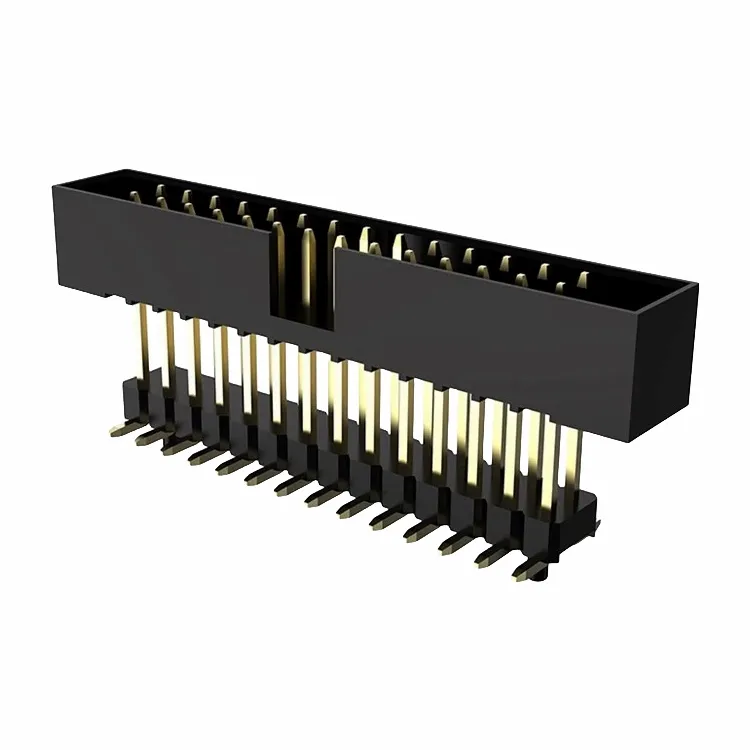 1.27mm kassaskoti tvöfaldur röð smt