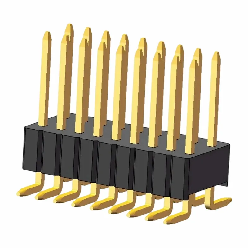 1,27x2,54 mm pinnahaus tvöfaldur röð SMT3