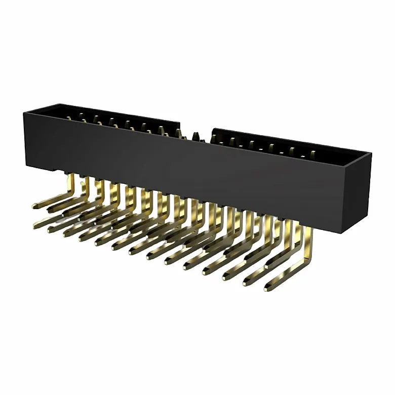 2.0mm kassahaus tvöfaldur röð hægri horn dýfa