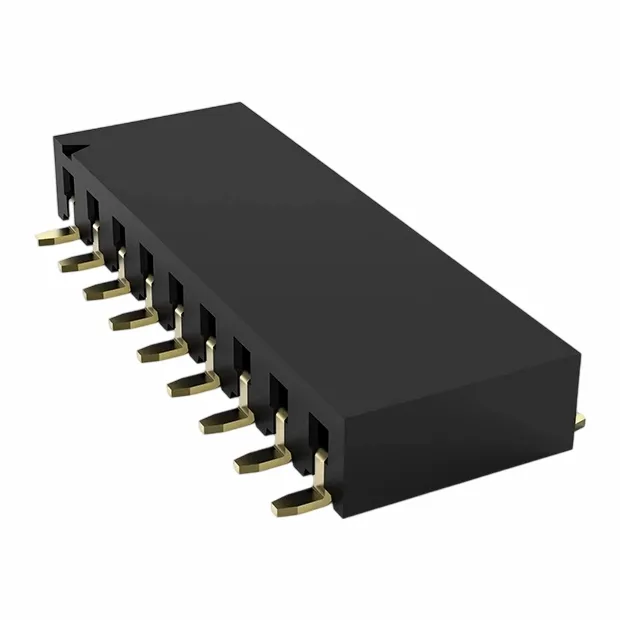 2.54mm kvenkyns haus stakur röð hliðar færsla smt u tegund