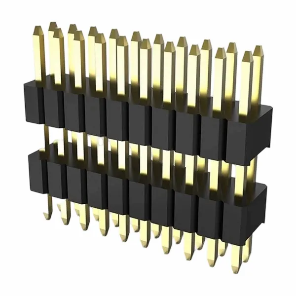 2.54mm pinna haus tvöföld röð beint